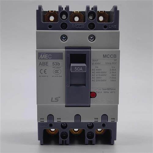 韩国产电塑壳断路器ABS ABE 53b 63B 30A 40A 50A 60A空气开关