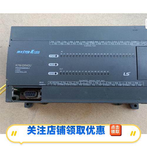 原装拆机K7M-DT40U可编程控制器韩国LS产电PLC功能包好