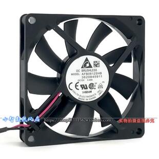 8CM厘米8015 12V 0.4A  静音 机箱 电源 散热风扇AFB0812SHB