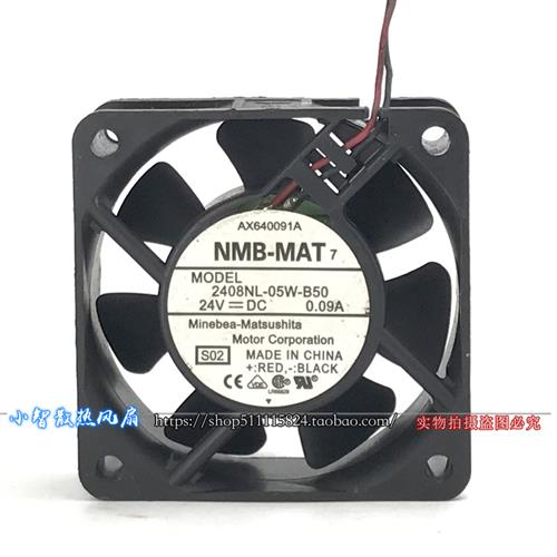 原装正品-MAT风机2408NL-05W-B50 6020 24V 0.09A变频散热风扇
