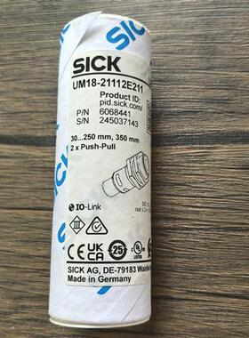 全新原装正品 SICK西克 UM18-21112E211 传感器 6068441 现货销售