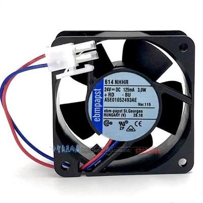 全新原装Ebm-papst品牌风扇专售 614NHHR 6025 24V 3.0W质量保证