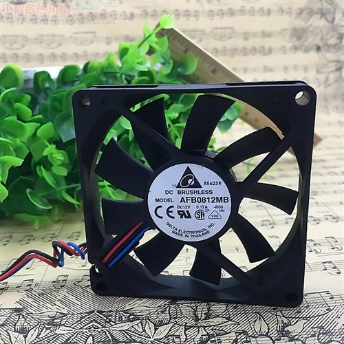 AFB0812MB-ROO 8015 12V 0.17A 8CM 8厘米静音双滚珠机箱风扇