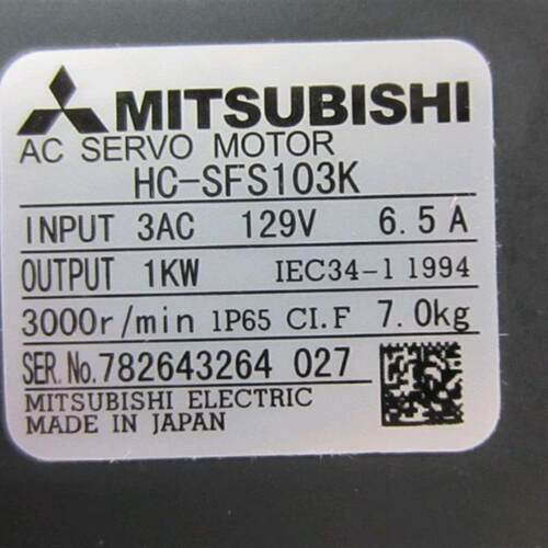 低价销售电机HC-SFS103K 103BK SFS103质保一年国内包邮