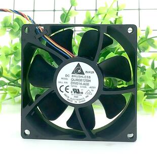 8025 8CM 8厘米 4线PWM温控散热风扇 QUR0812SH 0.50A