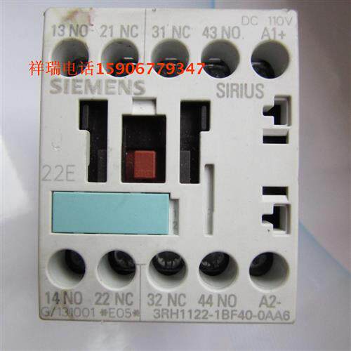 原装正品德国接触器3RH1122-1BF40-0AA6 110VDC