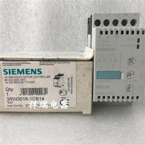 全新原装正品软启动 3RW3016-1CB14 3RW3016-1CB04
