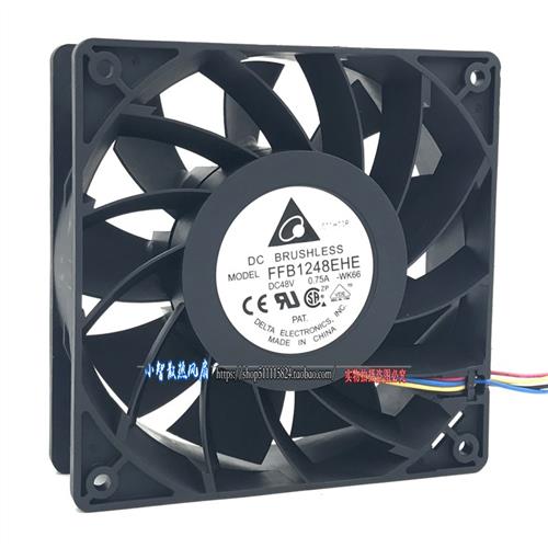 12CM12038 48V 0.75A大风量散热风扇双滚珠  FFC1248DE超耐用