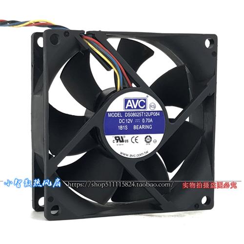 8025 8CM 12V 0.70A 大风力量4针PWM散热风扇DS08025T12UP084