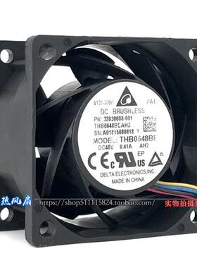 6038 6CM厘米 48V 0.41A AB31 THB0648BE 双滚珠散热风扇