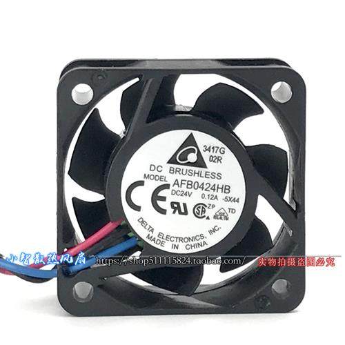 原装  DELTA AFB0424HB 4015 24V 0.12A滚珠 大风量散热风扇