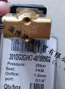 美国派克PARKER直动式电磁阀201DG2GVK7-4818653D现货