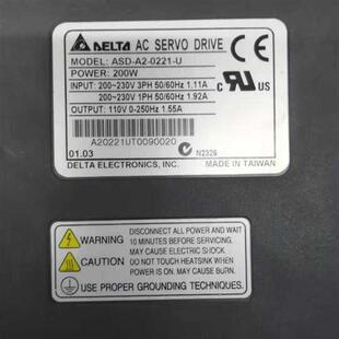 U台达词服驱动器成色漂亮保修3个月 0221 议价 ASD