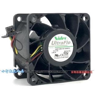 6CM大风量强力暴力散热风扇V60E12BS1A7 2.45A 09A032 12V Nidec