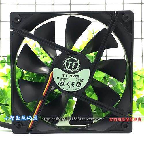 Thermaltake Tt1225 A1225L12S 12025 12V 0.30A静音散热机箱风扇