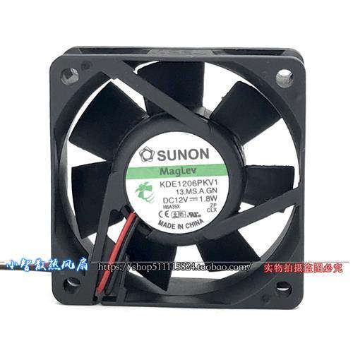 KDE1206PKV1原装 6020 12V 1.8W 6cm 磁悬浮风扇 静音