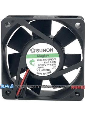KDE1206PKV1原装 6020 12V 1.8W 6cm 磁悬浮风扇 静音