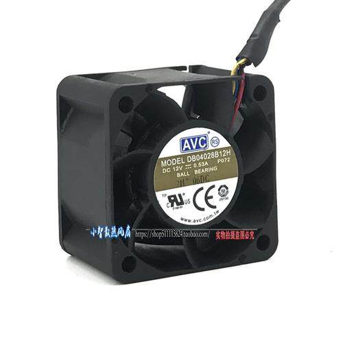 4CM厘米4028DC12V 0.53A 4线PWM服务器小散热风扇DB04028B12H