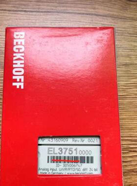 BECKHOFF模块 BK9050 KL4004 EL3751 全新原装正品议价