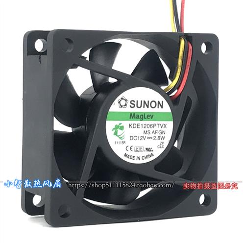12V 2.8W 6025 6CM厘米散热风扇KDE1206PTVX MS.AR.GN