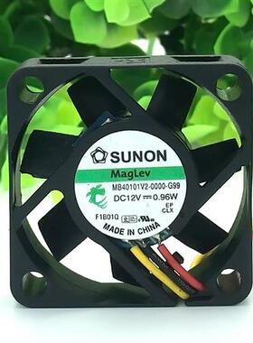 12V 0.96W 4CM 散热风扇 磁悬浮 4010 MB40101V2-0000-G99