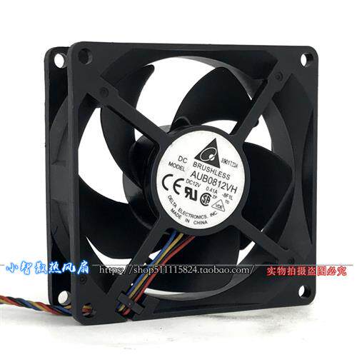 8025 8CM厘米0.41A PWM控速电源CPU机箱散热器风扇AUB0812VH