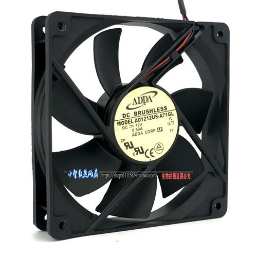 协喜 AD1212US-A71GL 12V 0.50A 12CM 12025 大风量机箱风扇