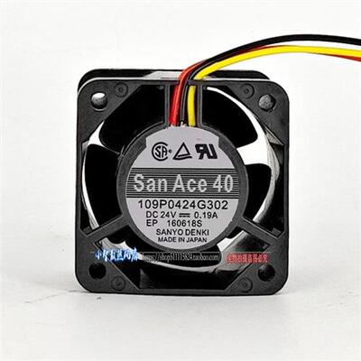San Ace40  109P0424G302 DC24V 0.19A 4CM 4028散热风扇