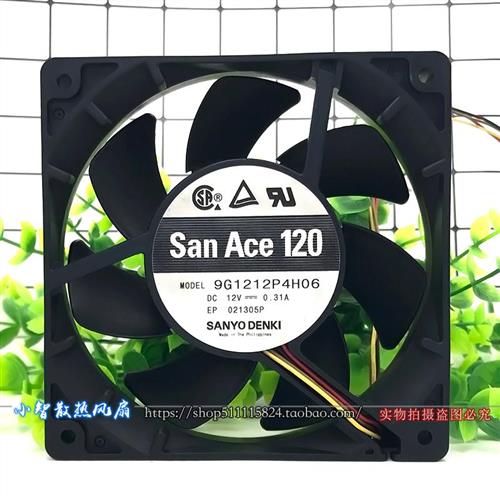 9G1212P4H06 12V 0.31A 12cm 12025 静音大风量机箱散热风扇