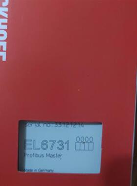 倍福 EL6731 EL6652 EL7211 9014 EK1521 EL5101 EL6631 KL2541
