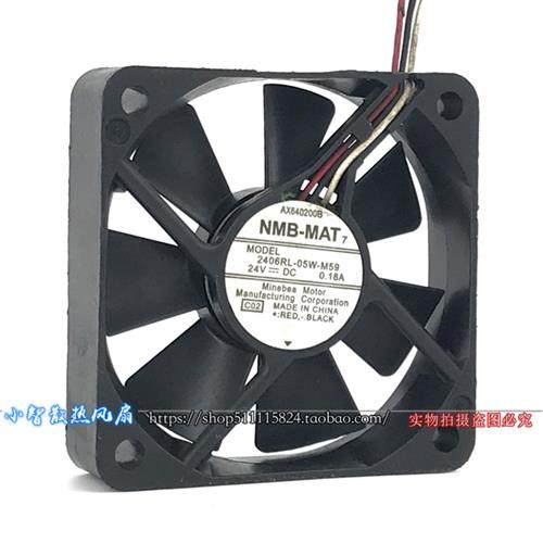 2406RL-05W-M59 原装 6015 24V 0.18A 6CM/厘米三线变频器风扇