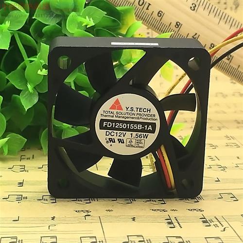 Y.S FD1250155B-1A 5CM 机箱 电源 散热风扇 5010 12V 1.56W
