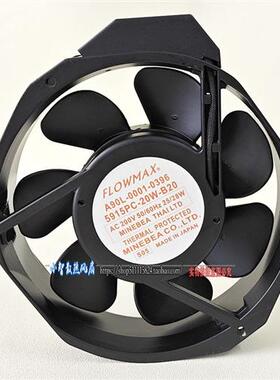AC200V A90L-0001-0396 5915PC-20W-B20全金属耐高温风机