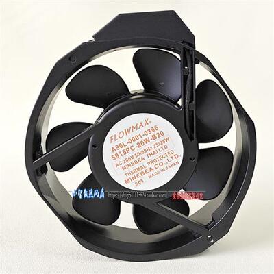 AC200V A90L-0001-0396 5915PC-20W-B20全金属耐高温风机