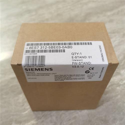 全新正品未开封6ES7 312-5BE03-0AB0 6ES7312-5BE03-0AB0现货销售