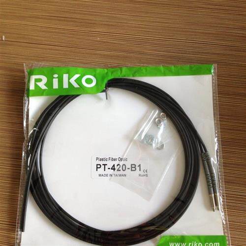销售原装正品 RIKO PT-420-B1 台湾威力科光纤 M4线长2M 质保1年