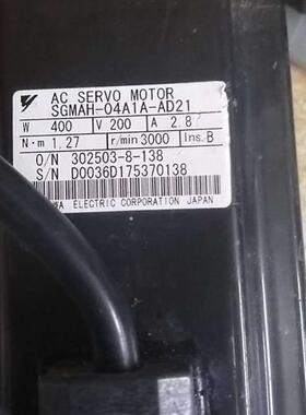 SGMAH-04A1A-AD21伺服电机成色漂亮 议价