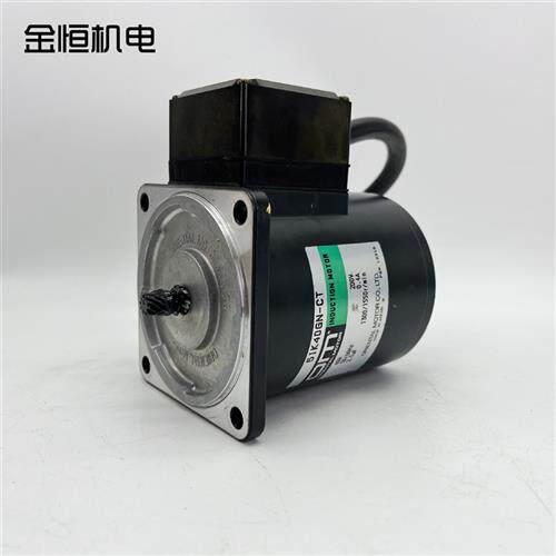 日本东方5IK40GN-CT减速电机40W200V定速带线盒马达配5GN牙箱