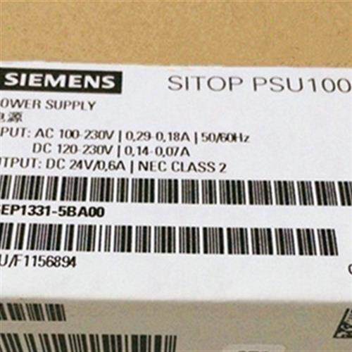 6EP1331-5BA00SITOP PSU100C 24 V/0.6A电源6EP1 331-5BA00