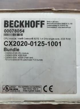 全新原装正品 倍福 CX2020-0125-1001 模块 实物拍摄 现货销售