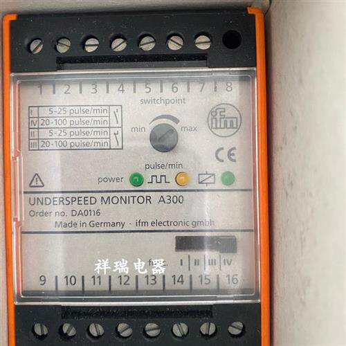 IFM DA0116 全新停止型监视器模块 A300/110-240VAC/DC