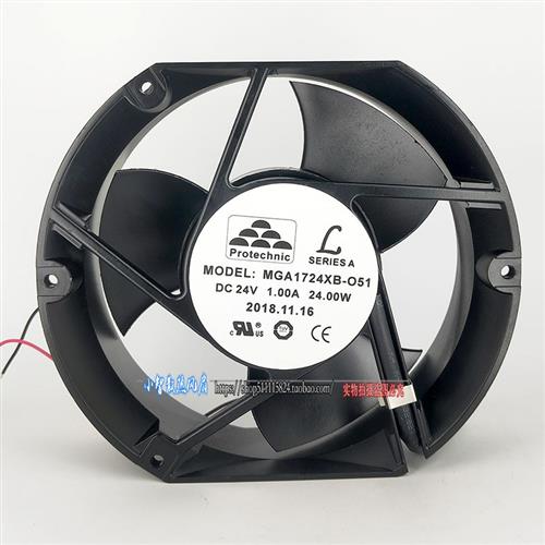 台湾ProtechnicMGA1724XB-O51 24V 1A 17厘米变频器风扇17251