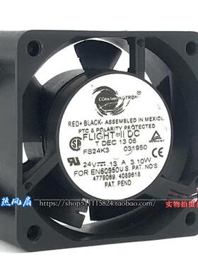 6020 6cm风扇24V 0.13A 3.10W机箱 电源 静音 散热风扇60*60*20mm