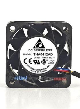 原装4CM 4020 THA0412AD 12V 0.60A PWM调速暴力散热风扇