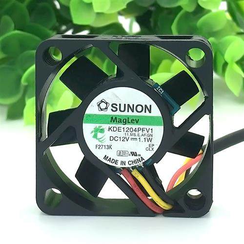 4010 12V 1.1W 4CM静音磁悬浮CPU南北桥风扇KDE1204PFV1