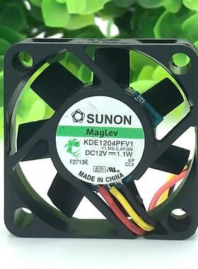 4010 12V 1.1W 4CM静音磁悬浮CPU南北桥风扇KDE1204PFV1