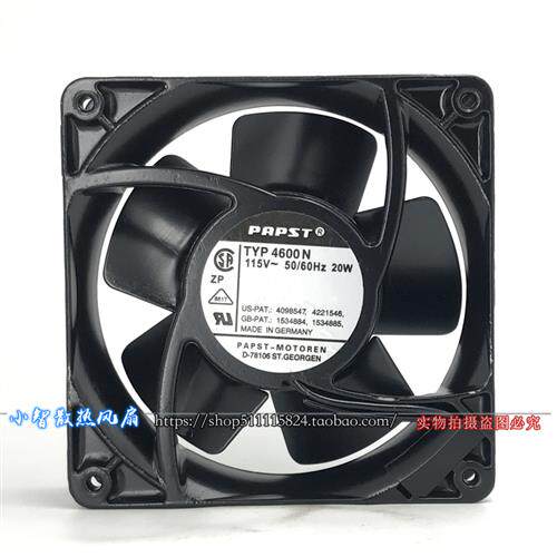 TYP 4600N/X/Z 4606N/X/Z 12038 110V全金属耐高温散热风扇