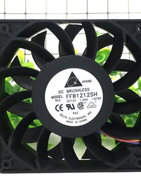 12CM高转速 大风量暴力散热风扇FFB1212SH 12025 12V 1.24A
