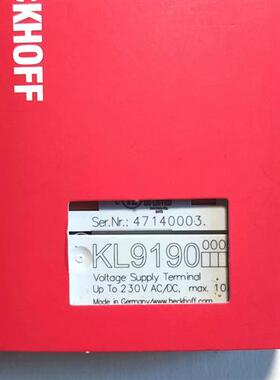 倍福模块KL4408 KL6001 KL5001 KL2542 KL9528 KL4022 KL6021