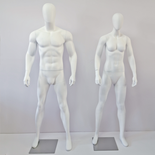 全身肌肉韩版男模橱窗展示